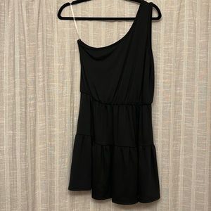 Black One Shoulder Dress